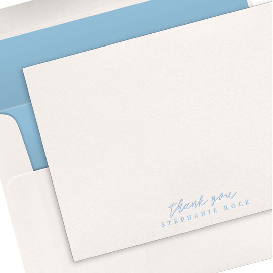 Handwritten Sentiment of Choice Flat Note Cards - Letterpress